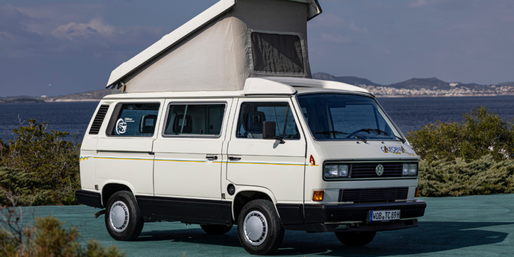 Första California byggde Volkswagen Transportbilar på generation T3. (Foto: Volkswagen)