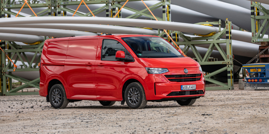 Allra senaste generationen av Transporter - här som helelektrisk e-Transporter. (Foto: Volkswagen)
