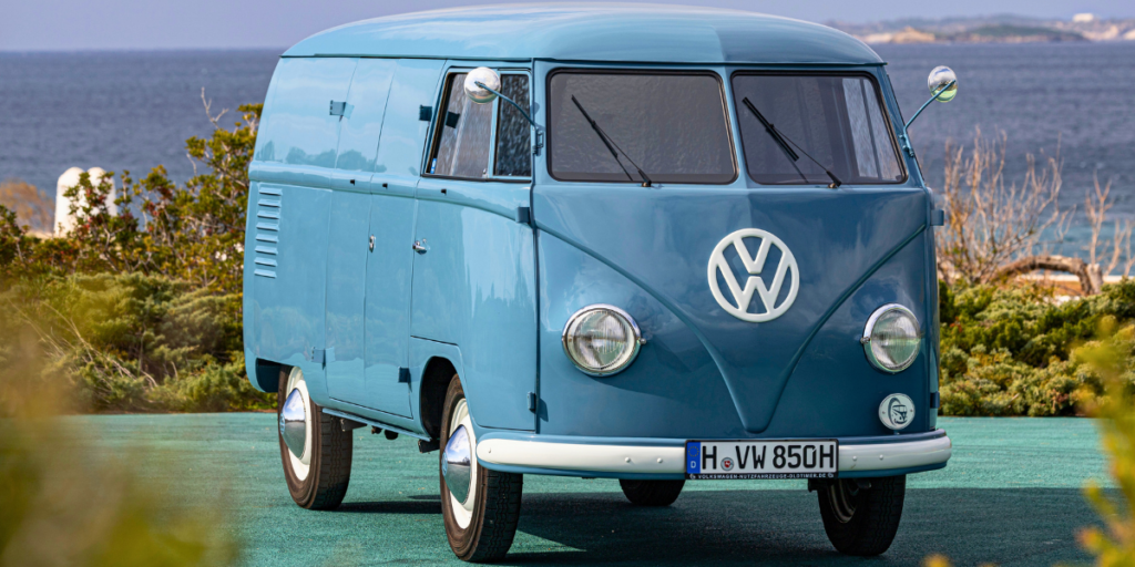 Produktionen av första generationen (T1) startade 8 mars, 1950. (Foto: Volkswagen)