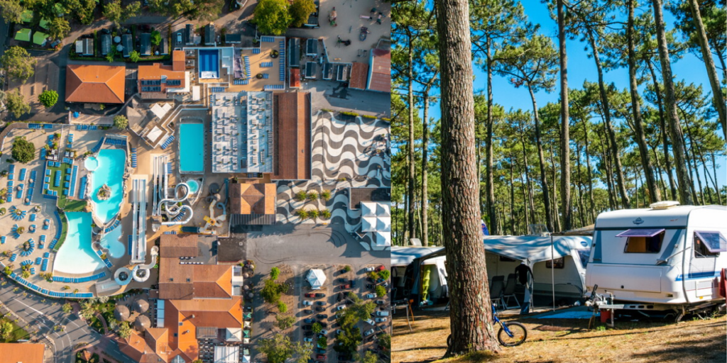 Tittar vi ut i Europa så finns det campingplatser med mycket lys. (Foto: Camping Le Vieux Port)