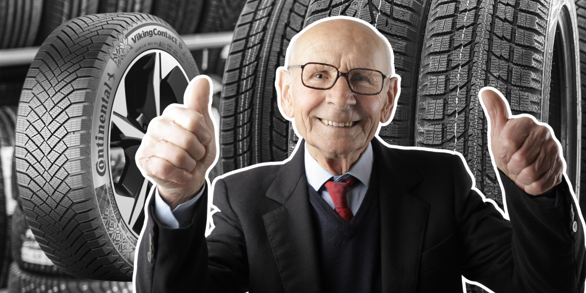 Hitta däckvinnaren för vintern i detta stora test. (Foto: Continental och Canva)