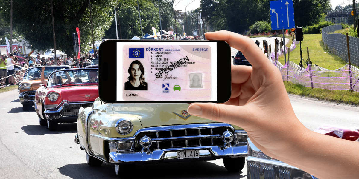 Nya körkort på gång, men även planen på digitala körkort. (Foto: Conny Sillén/TT och Transportstyrelsen)