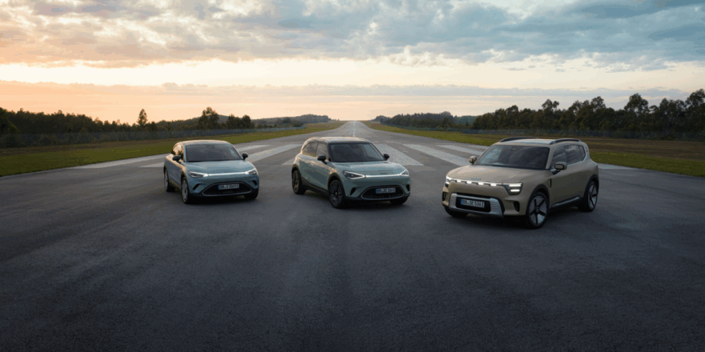 Smarts hela lineup av smarta bilar. (Foto: Smart)