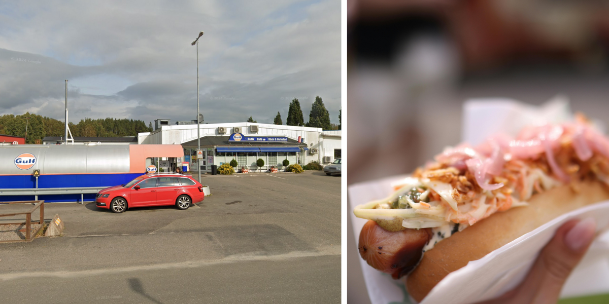 Här är Sveriges bästa mack om man kollar på deras betyg. (Foto: Google maps)
