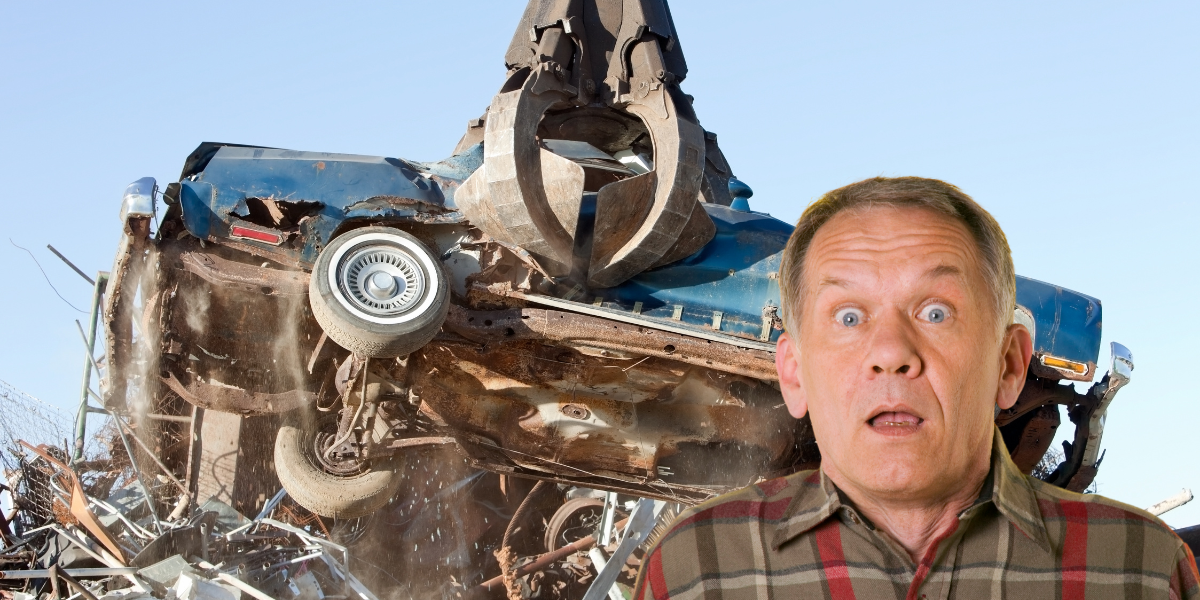 En kontrollavgift ledde till bilskroten. Vad hände egentligen? (Foto: Canva)