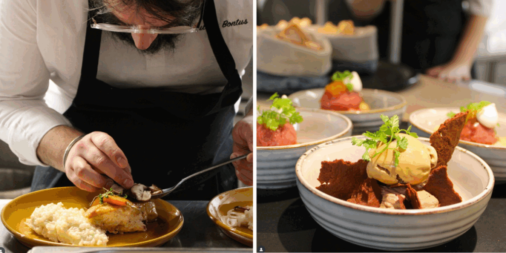 Säsongerna styr rätterna på Le République, men prislappen för gourmetmaten står fast på en nivå mindre än en snabbmatslunch. (Foto: Le République/Instagram)