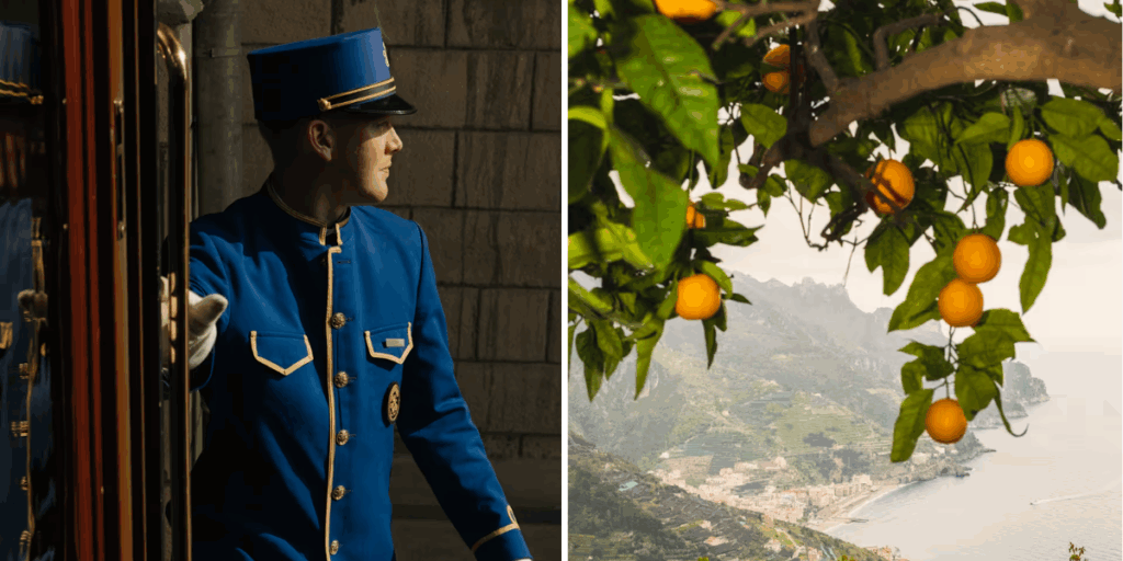 Den nya lyxrutten går från Paris till Amalfikustens glittrande kust med ett stopp i Pompeji. (Foto: Belmond Venice Simplon-Orient-Express)