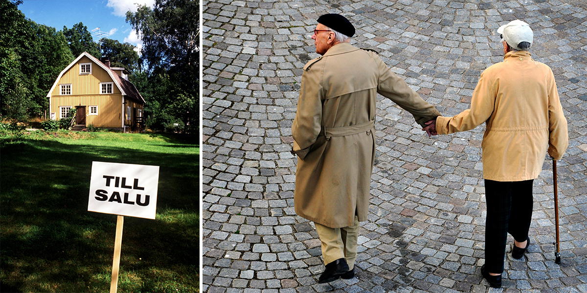 När huset känns för stort kan en försäljning vara starten på ett enklare och mer ekonomiskt liv.