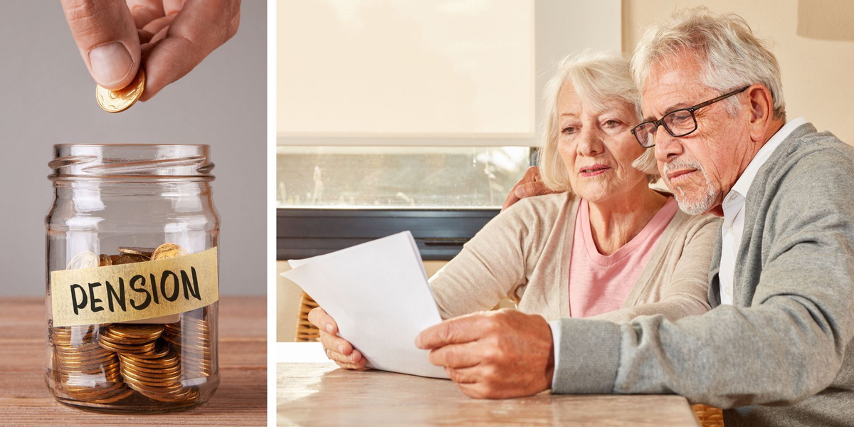 Någon samlar pensionspengar i en burk och ett äldre par läser på ett papper. Fusk med bostadstillägg kostar skattebetalarna flera miljoner kronor.