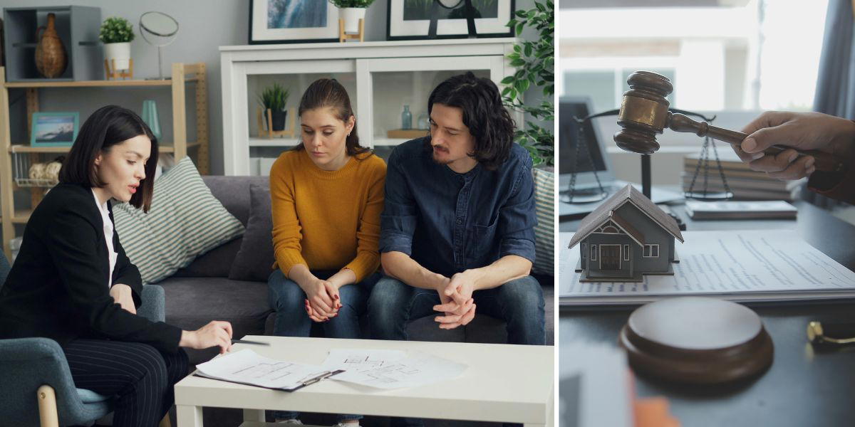 Några pratar om ett dödsbo och en domare slår en domarklubba