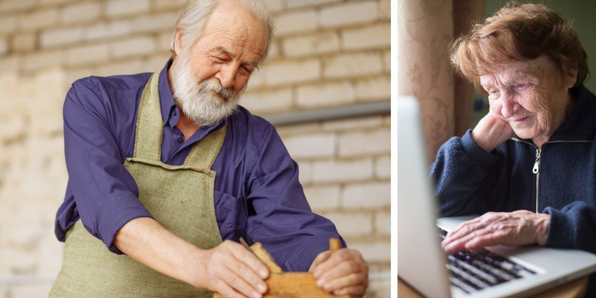 En man och en kvinna jobbar. En utredning vill att den så kallade las-åldern ska följa riktåldern för pension så att även den höjs i takt med att vi lever längre och vi därmed även har rätt att jobba längre.