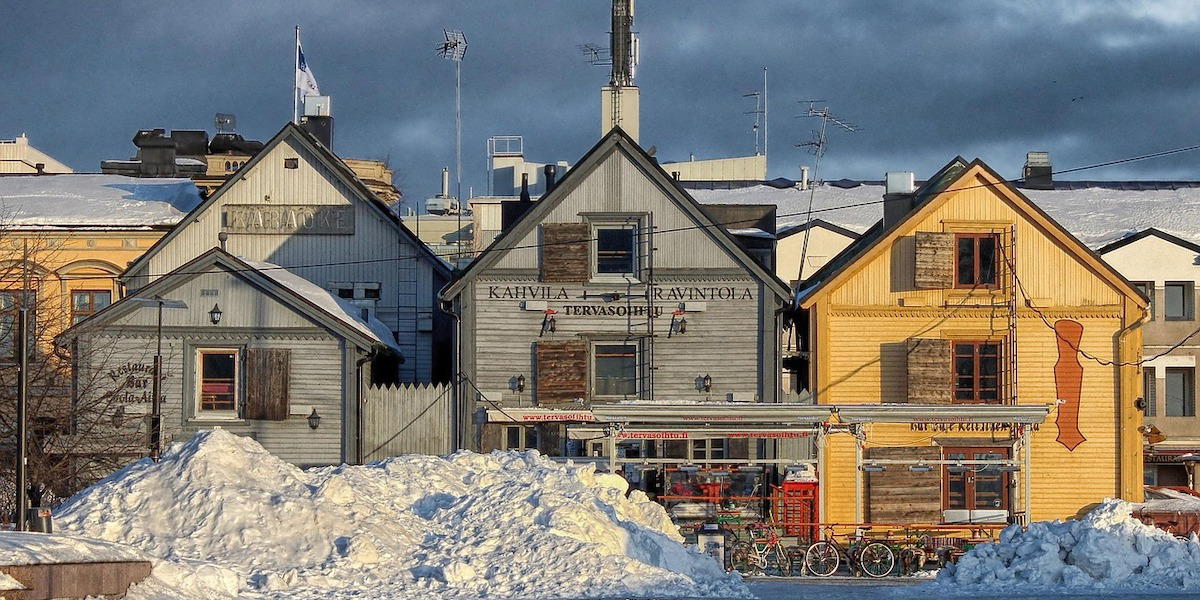 Uleåborg i Finland. Nästa år är Uleåborg Europas kulturhuvudstad och National Geographic tycker att staden är värd ett besök.