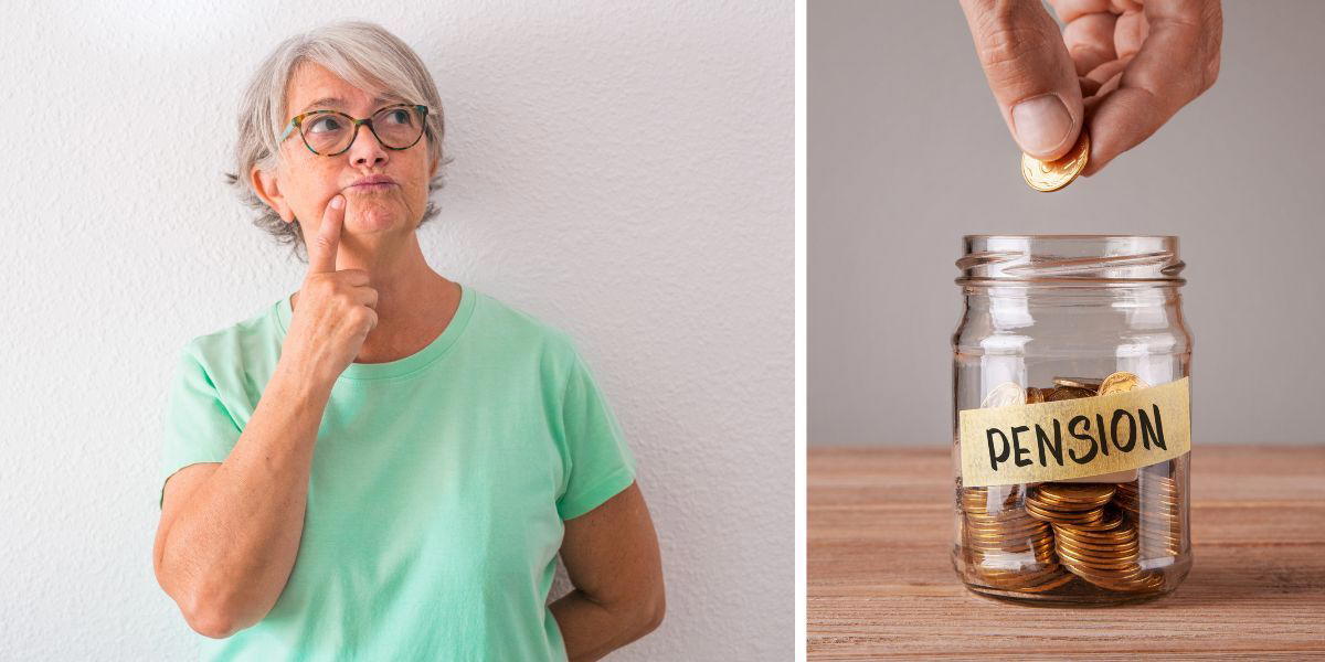 En kcinna funderar och en pengaburk med ordet pension. Vi lever allt längre, bara sedan millennieskiftet har svenskarnas medellivslängd ökat med flera år så hur ska våra pensioner räcka till alla extra levnadsår?