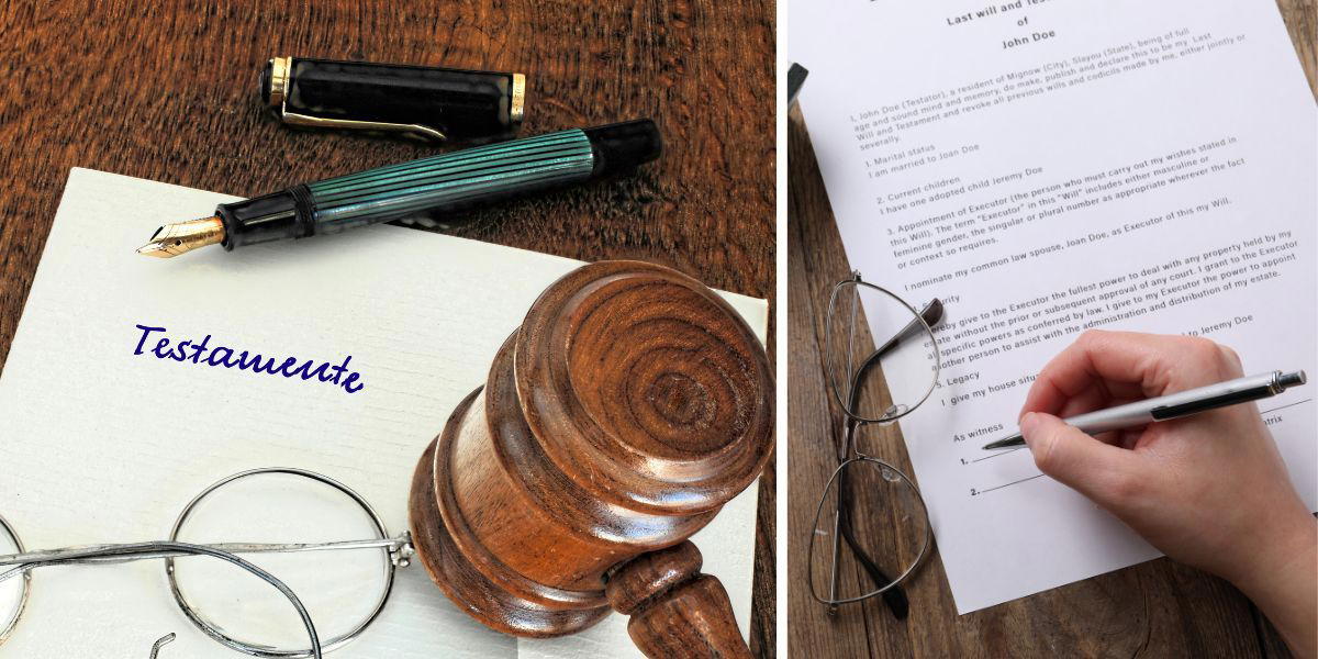 Ett testamente i rätten och någon skriver testamente. Nya regler i ärvdabalken är på gång 2027 och det kan innebära att du behöver uppdatera ditt testamente.
