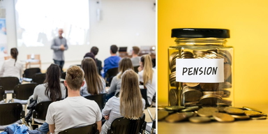 En förelåsning och en burk men pensionspengar. Det är stora skillnader mellan hur mycket pension män och kvinnor som har jämförbara utbildningar får.