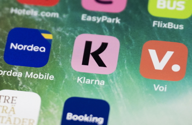 Betalföretaget Klarna varnar för bedrägeriförsök. Arkivbild.