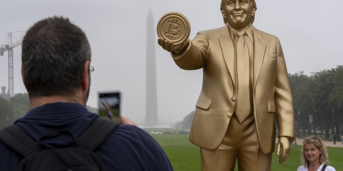 Bitcoin-priset rusade i samband med att Donald Trump vann senaste presidentvalet. 