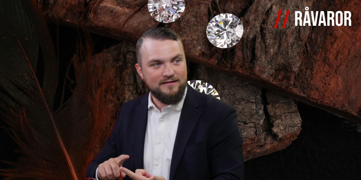 Edvard Lundkvist beskriver vad som händer om du hittar en diamant