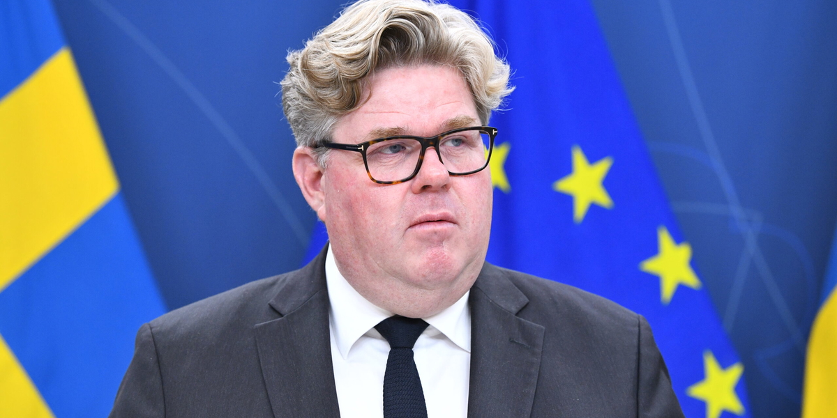 Justitieminister Gunnar Strömmer (M). Arkivbild. 