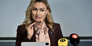 Kristdemokraternas partiledare Ebba Busch. Arkivbild.