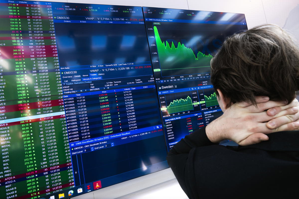Stockholmsbörsen väntas backa. Arkivbild. 