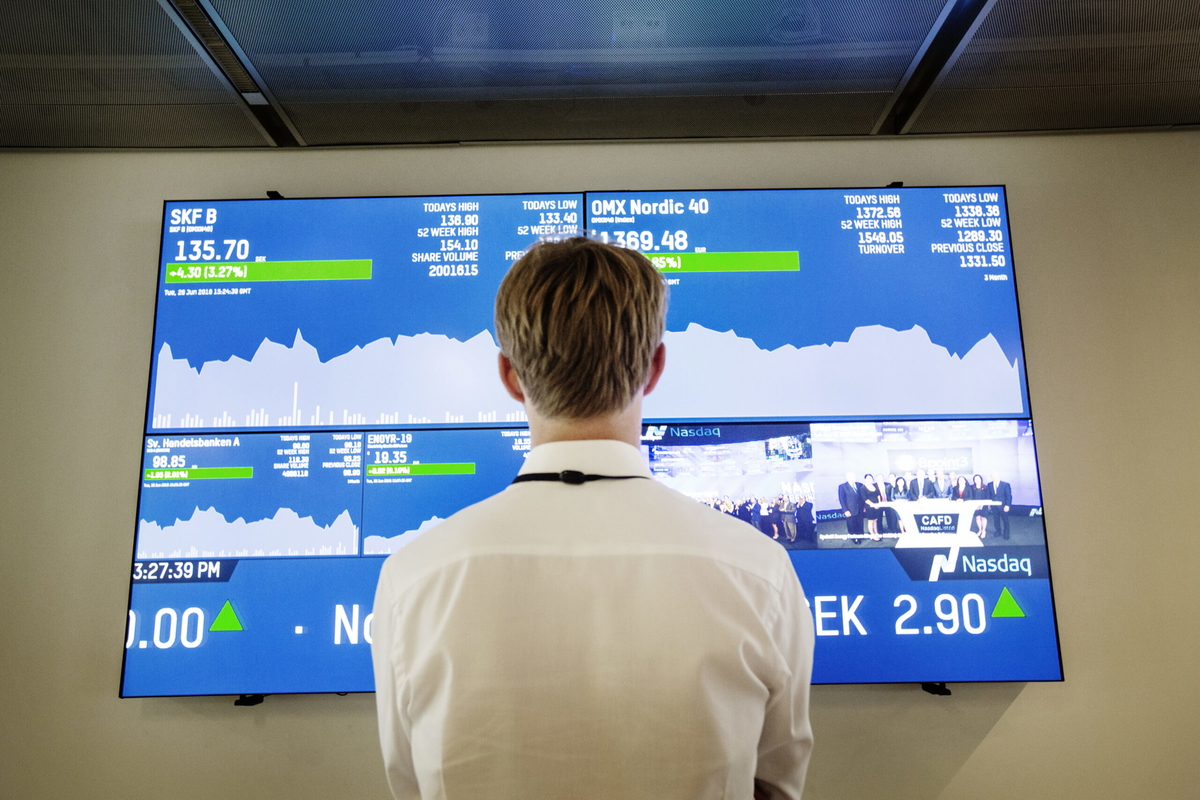 Stockholmsbörsen väntas inleda fredagen avvaktande. Arkivbild. 