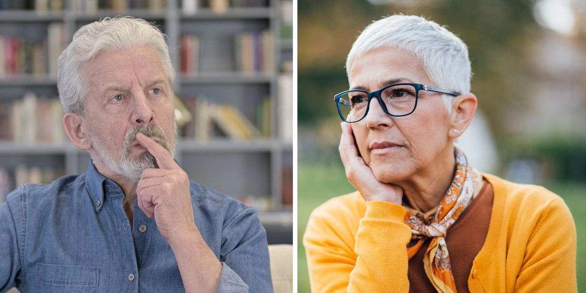 En man och en kvinna funderar. Enligt en pensionsekonom finns det något som många drömmer om när de börjar närma sig pensionen och han råder dem att tala med sin arbetsgivare.