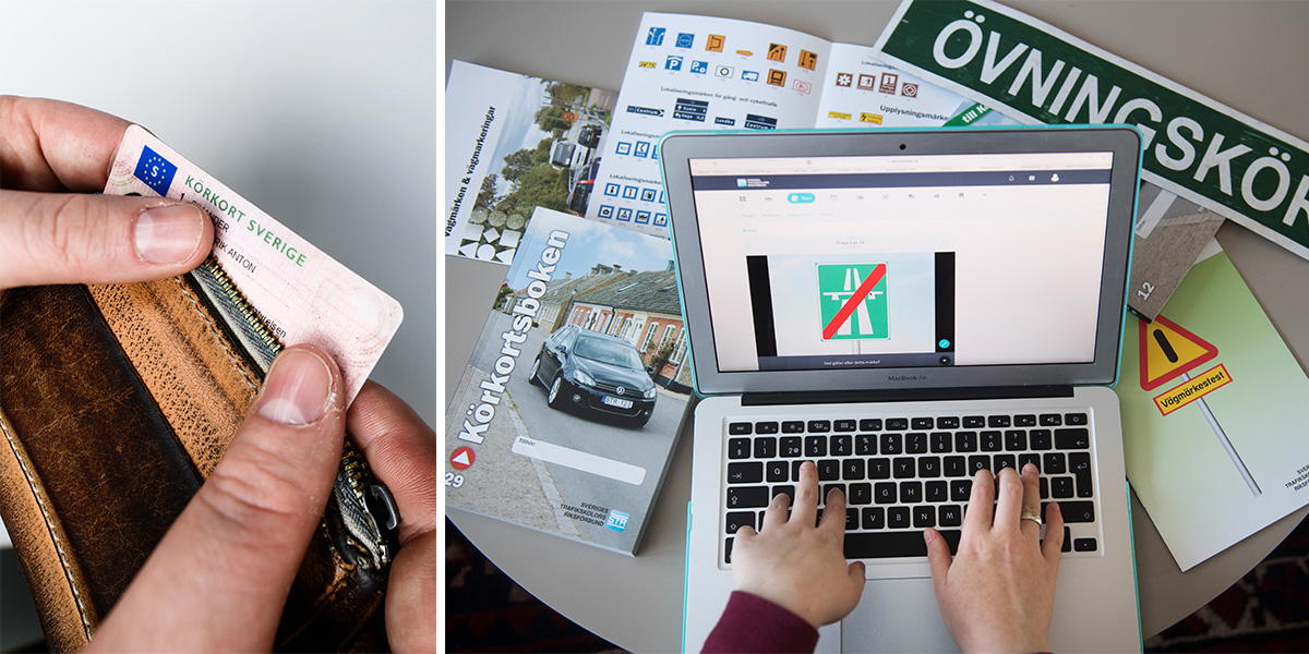 Någon håller i ett körkort och någon övar på ett körkortsprov online. Regeringen har beslutat om en proposition som föreslår åtgärder mot körkortsturism. De föreslagna ändringarna av körkortsreglerna kan innebära att tusentals människor som bor i Sverige måste ta om sitt körkort.