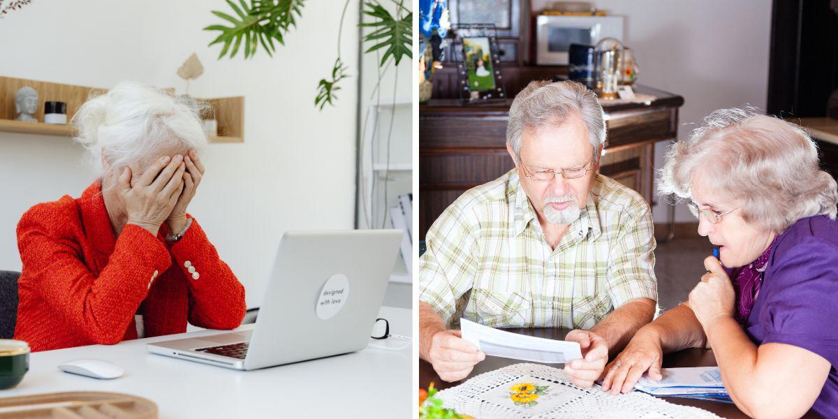 Besvikna pensiopnärer. På grund av att regeringens föreslagna skattesänkning på pension har en undre inkomstgräns är det många pensionärer som inte får den.