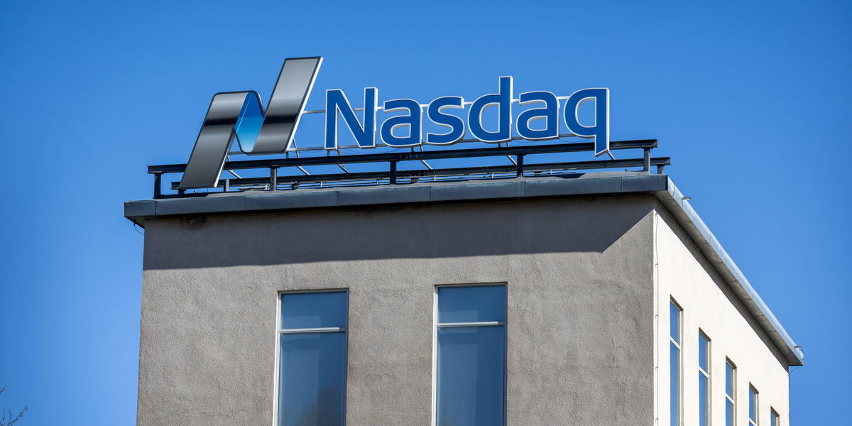 Avvaktande på börsen. Arkivbild