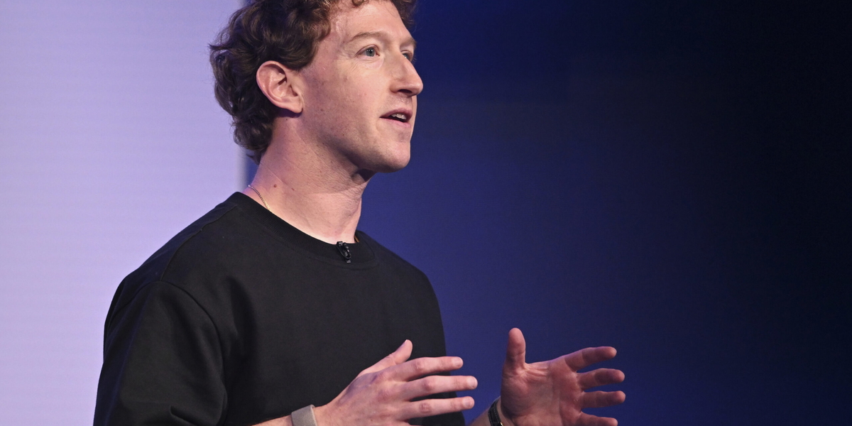 Metas grundare och vd Mark Zuckerberg. Arkivbild