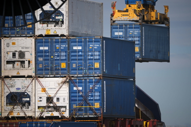 Svenska exportföretag tror på en ljusare framtid.Arkivbild. 