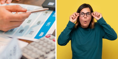 Ett papper med olika räntor och en kvinna seer frågande ut. En undersökning visar att många svenskar har dålig kunskap om viktiga ekonomiska begrepp som ränta och amortering.