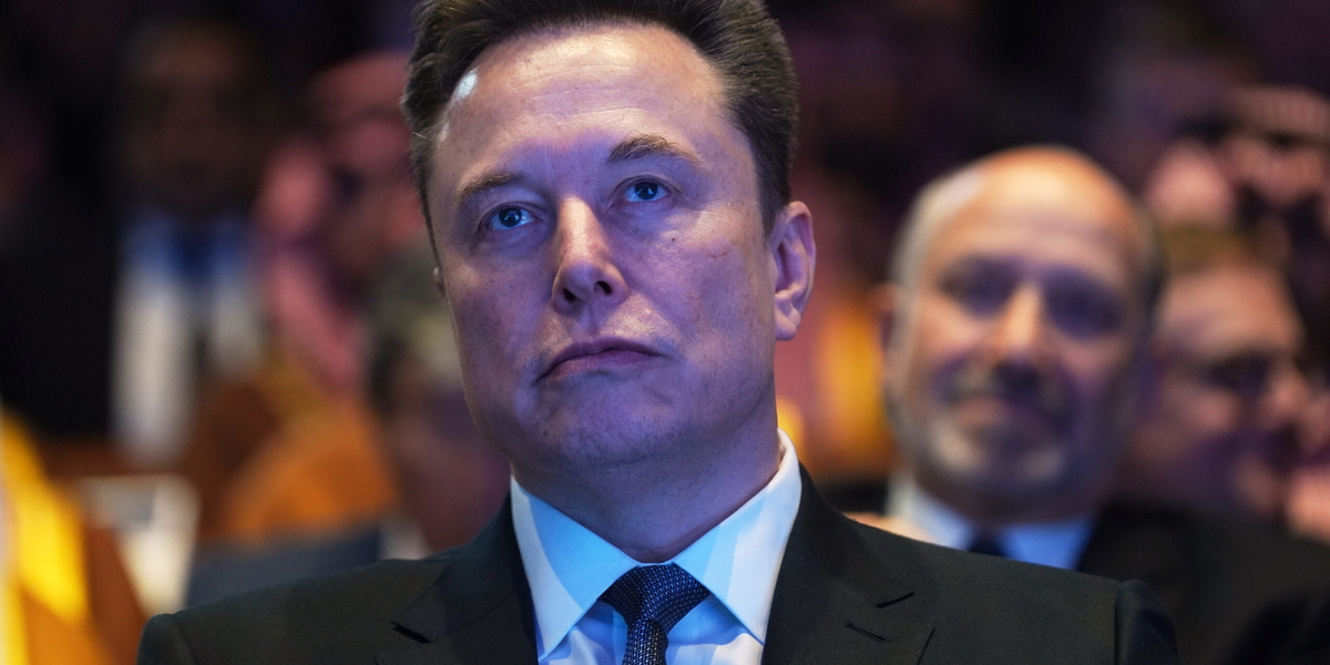 Elon Musk. Bild från i november.