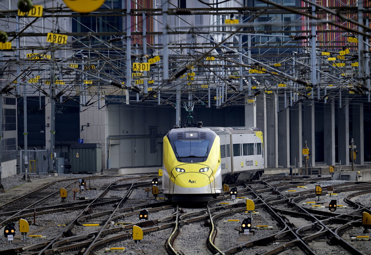 Ett Arlanda Express-tåg. Arkivbild. 