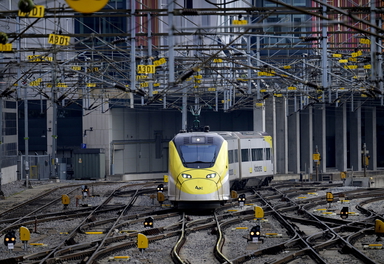 Ett Arlanda Express-tåg. Arkivbild. 