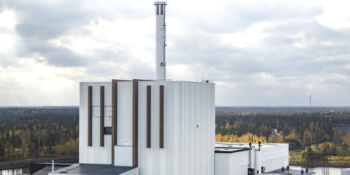 Forsmarks kärnkraftverk vred på kranarna lite extra under slutet av 2025. Arkivbild.
