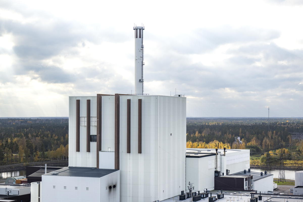 Forsmarks kärnkraftverk vred på kranarna lite extra under slutet av 2025. Arkivbild.