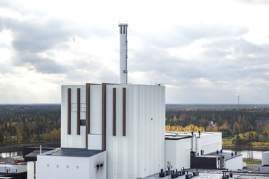 Forsmarks kärnkraftverk vred på kranarna lite extra under slutet av 2025. Arkivbild.