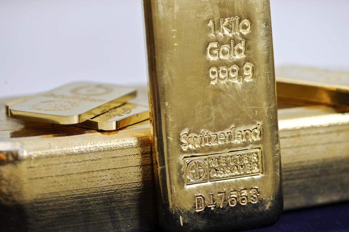Guld fortsätter att stiga i värde. Arkivbild. 