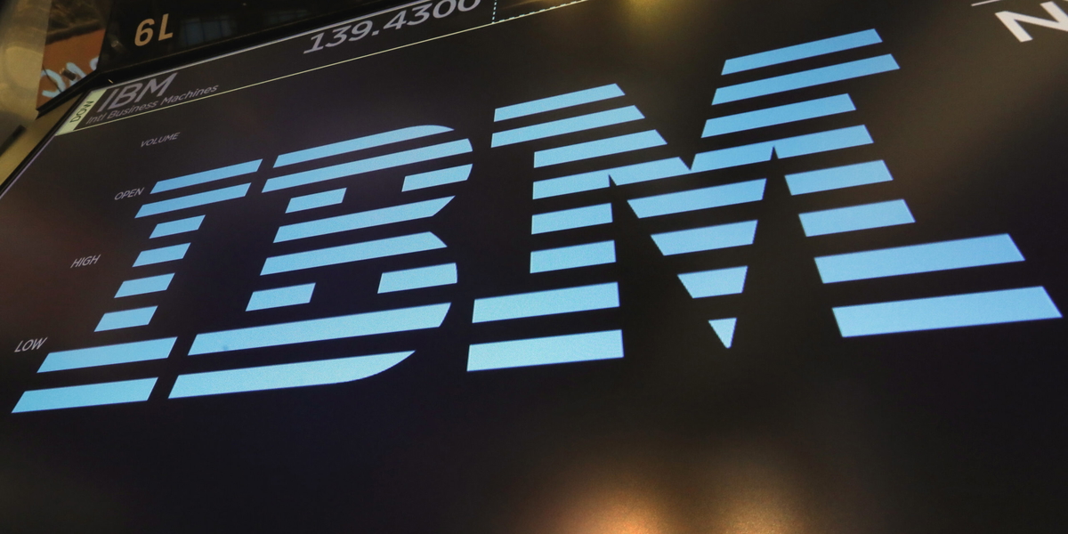 IBM i storaffär, aktien pressas nedåt. Arkivbild.