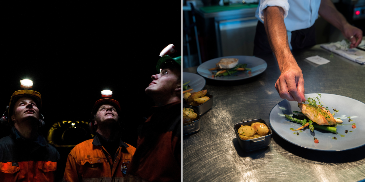 En gruvarbetare kan få 7 500 kronor mer i pension varje månad, jämfört med en kock