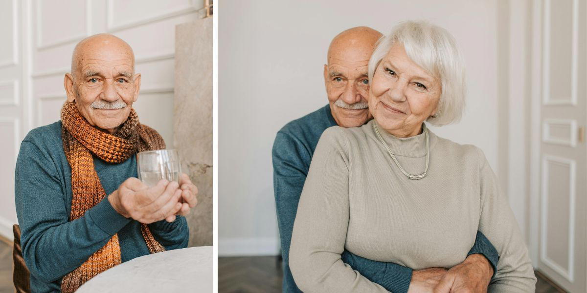 En nöjd man håller i ett glas och samma man håller om en kvinna. Öva dig på att vilja ha mindre och investera i människor, det är ett par insikter en neurokirurg fått när han har träffat människor under de värsta dagarna i deras liv.