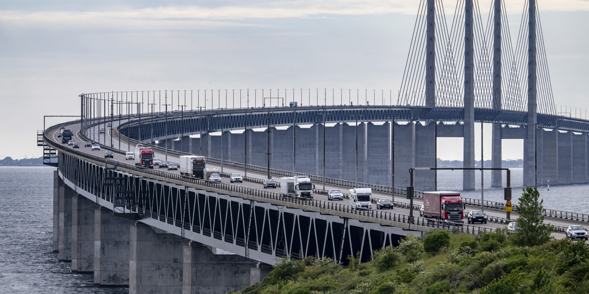 Öresundsbron slår rekord – för andra året i rad. Arkivbild.