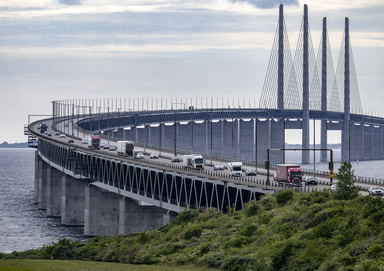 Öresundsbron slår rekord – för andra året i rad. Arkivbild.