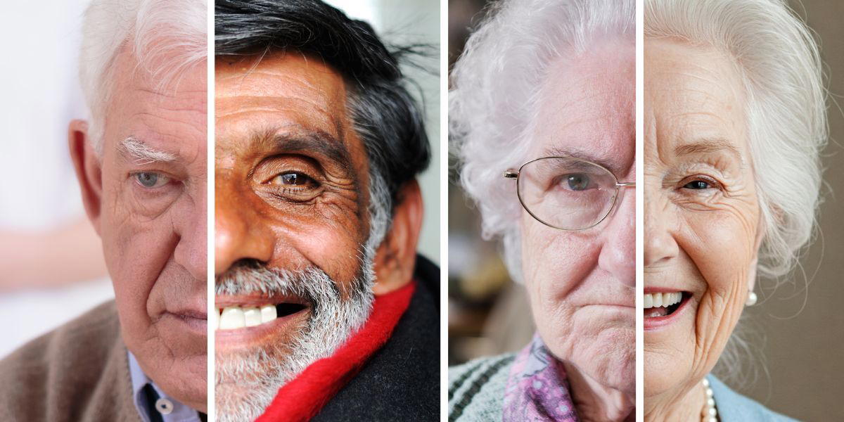 Fyra ansikten, två glada och två ledsna. Enligt en ny studie påverkar olika personlighetsdrag hur länge vi lever.