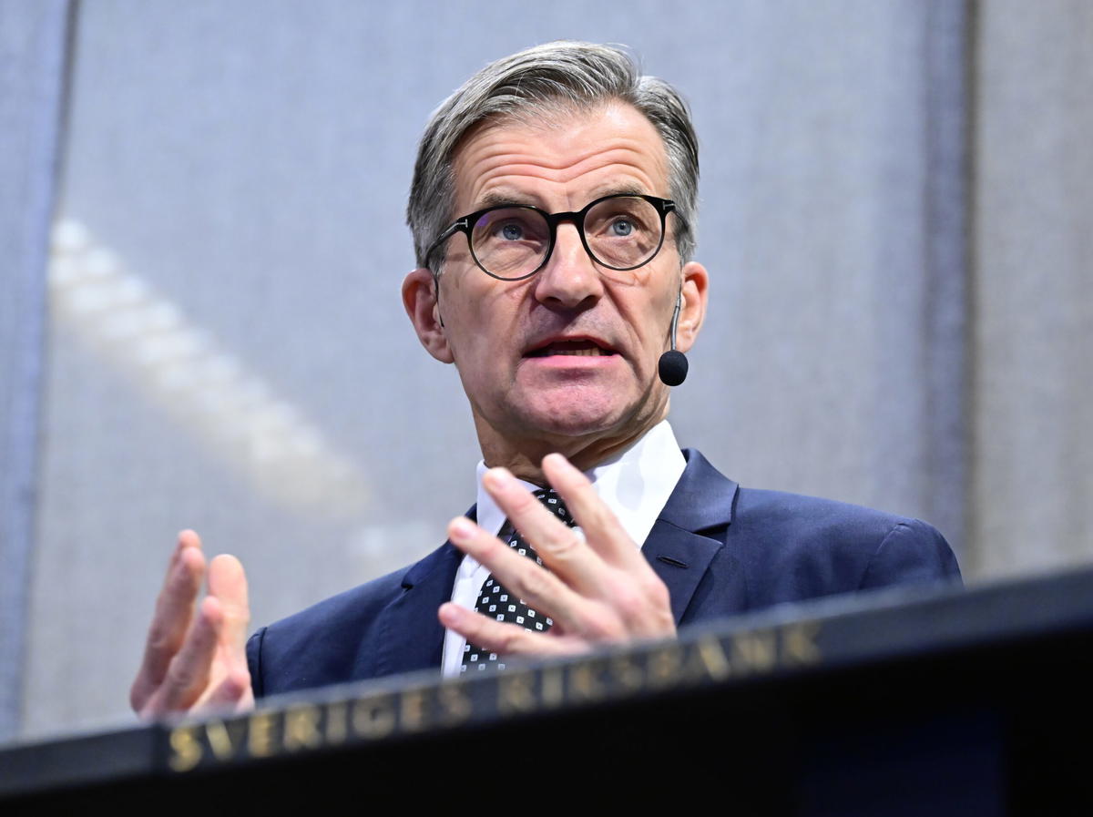 Riksbankschef Erik Thedéen rör inte räntan. Arkivbild.