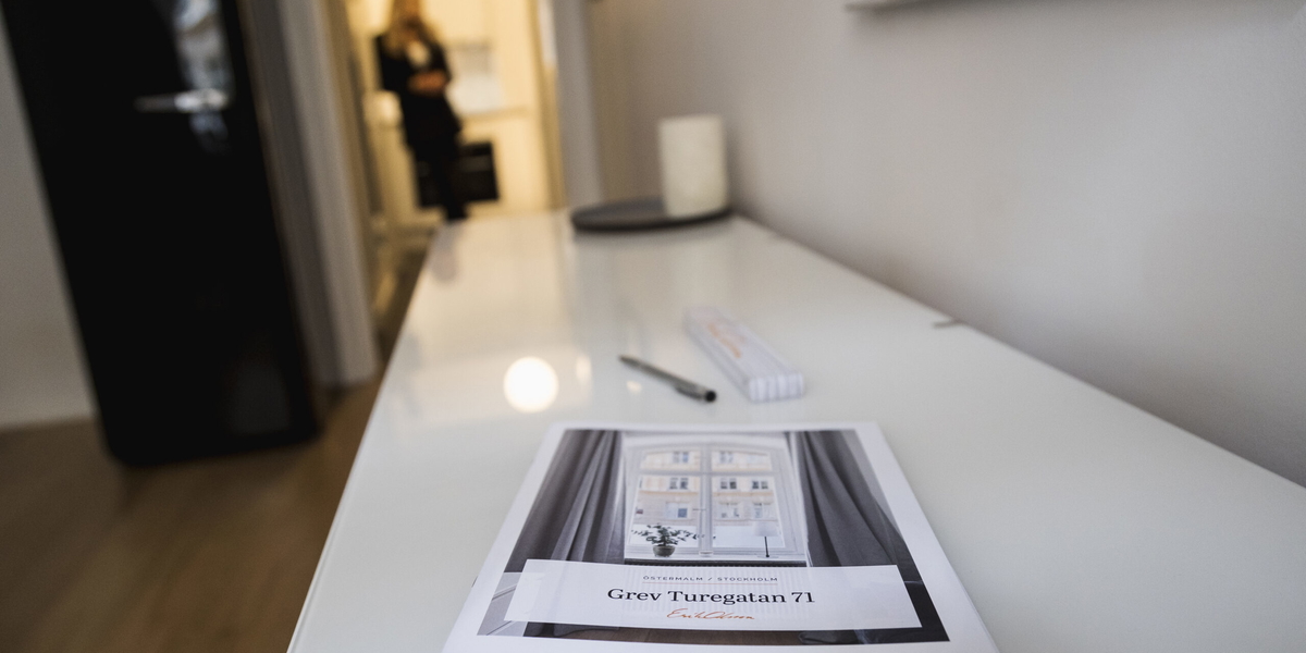 Under 2025 var det små prisförändringar på bostadsmarknaden. I november hade priserna sjunkit marginella 0,3 procent på årsbasis. Arkivbild. 