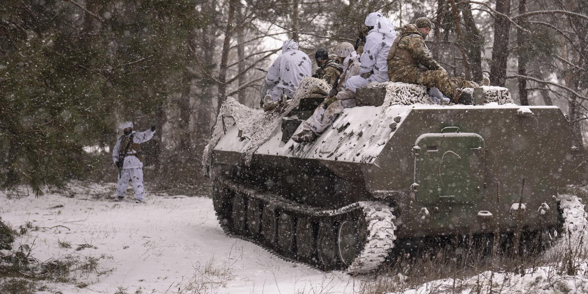 CSG är en stor leverantör av utrustning till Ukrainas armé. Arkivbild.