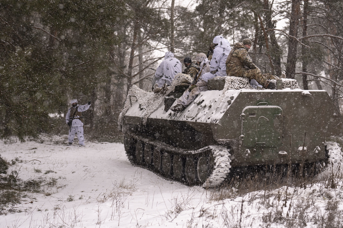 CSG är en stor leverantör av utrustning till Ukrainas armé. Arkivbild.
